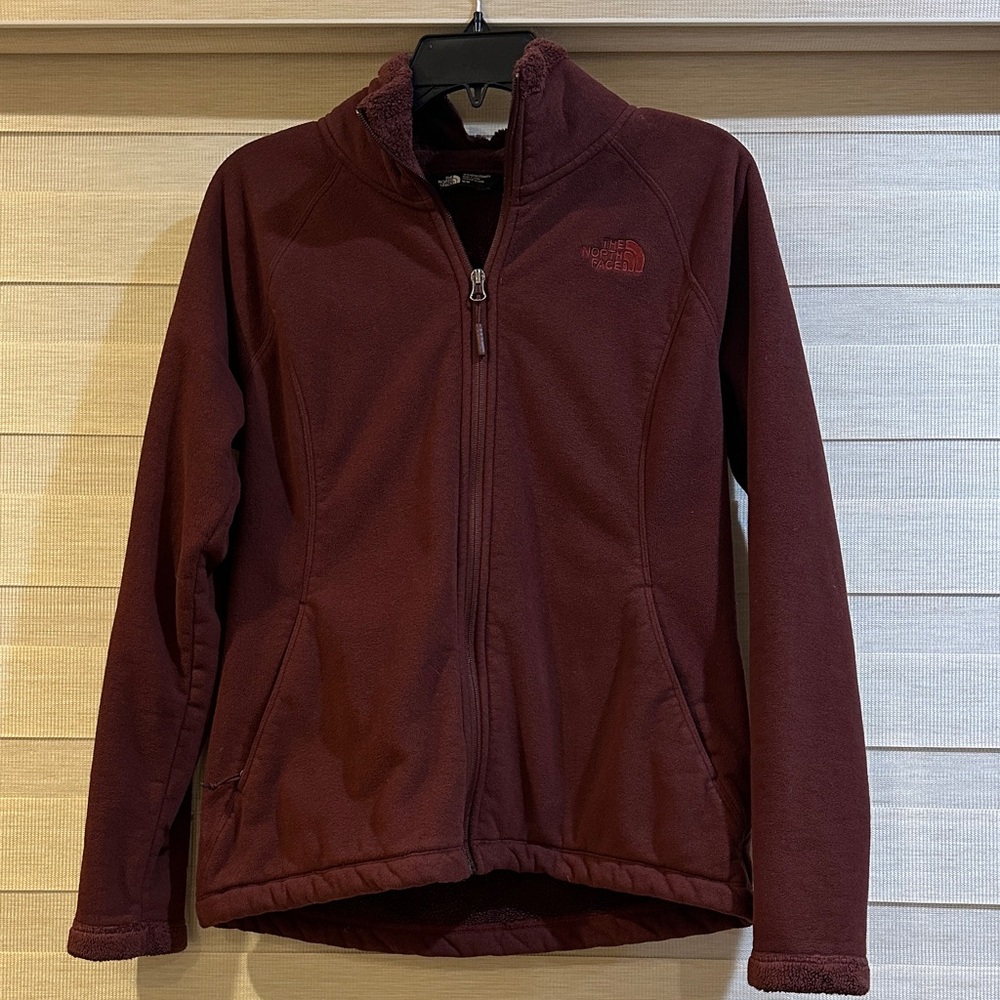 The North Face Maroon Fleece Jacket